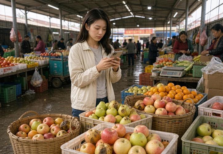 我转身去了镇上果品市场，他们傻眼了